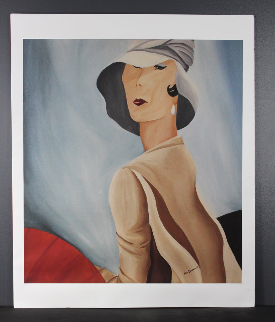 Lady that lunches. Artist Original Matte Poster Print - Neil Assenheimer