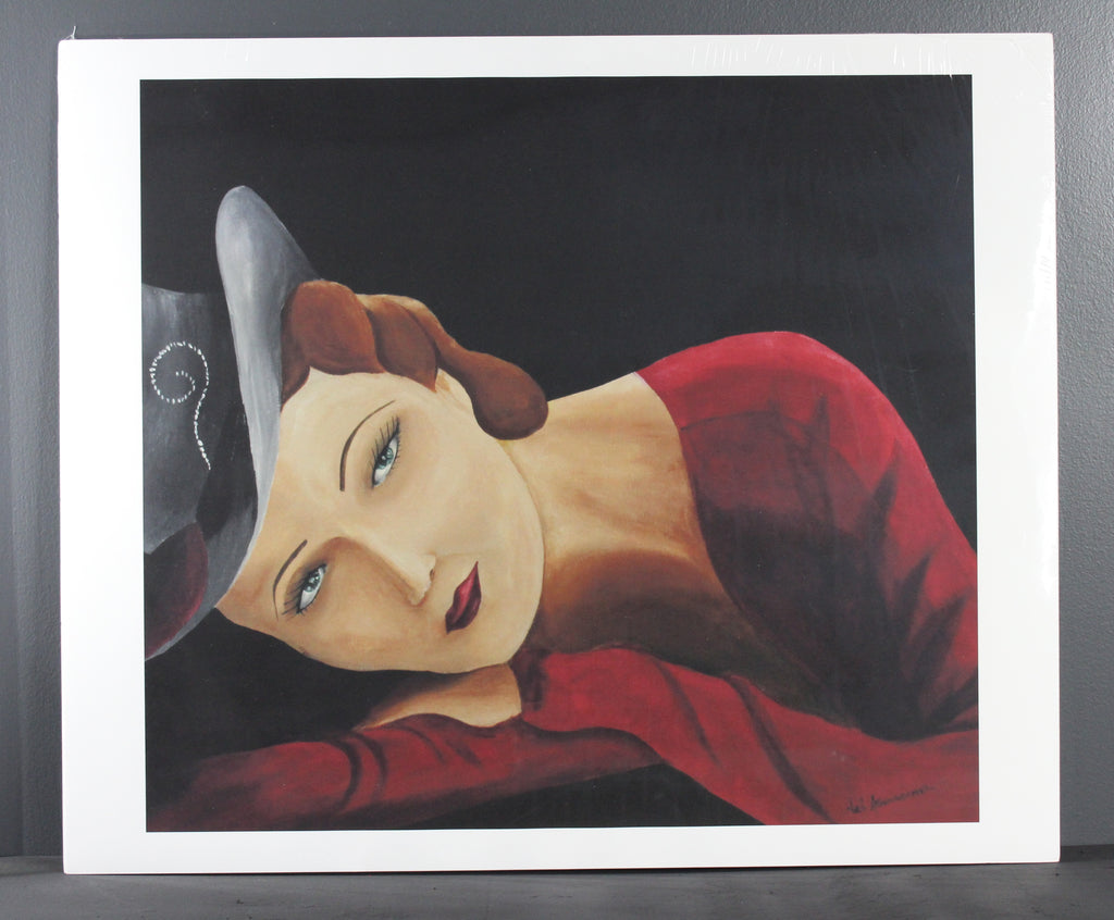 Lady in Red. Artist Original Matte Poster Print - Neil Assenheimer